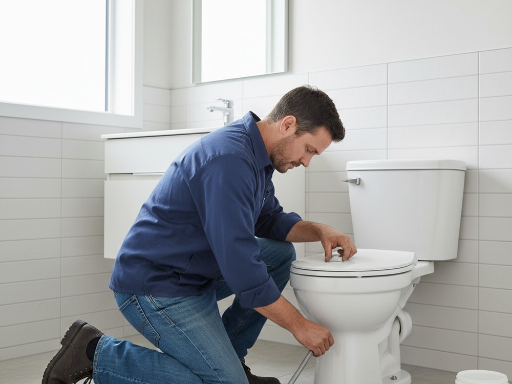 Pose de sanitaires neufs à Quimper
